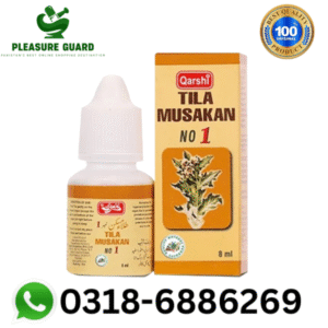 Tila Musakan No 1 8ml sexual timing oil for men by Qarshi, herbal stamina enhancer, dropper bottle, Pleasure Sure Guard online shopping
