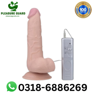 Realistic vibrating dildo with suction cup and remote control for women – PleasureGuard Pakistan